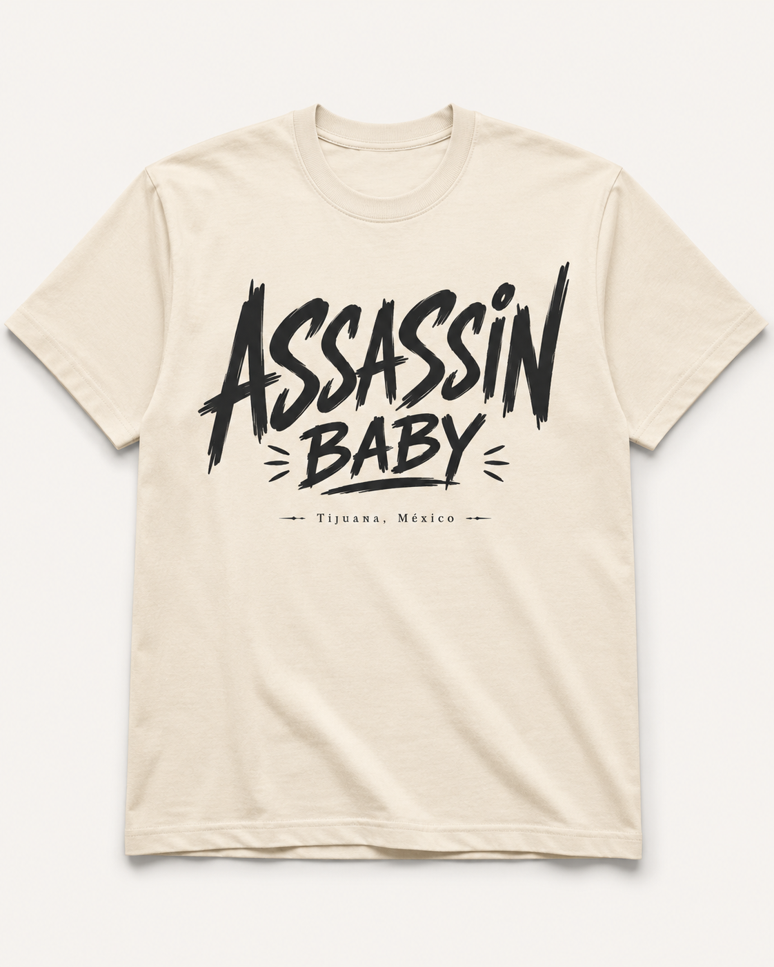 Assassin Baby tee, bone